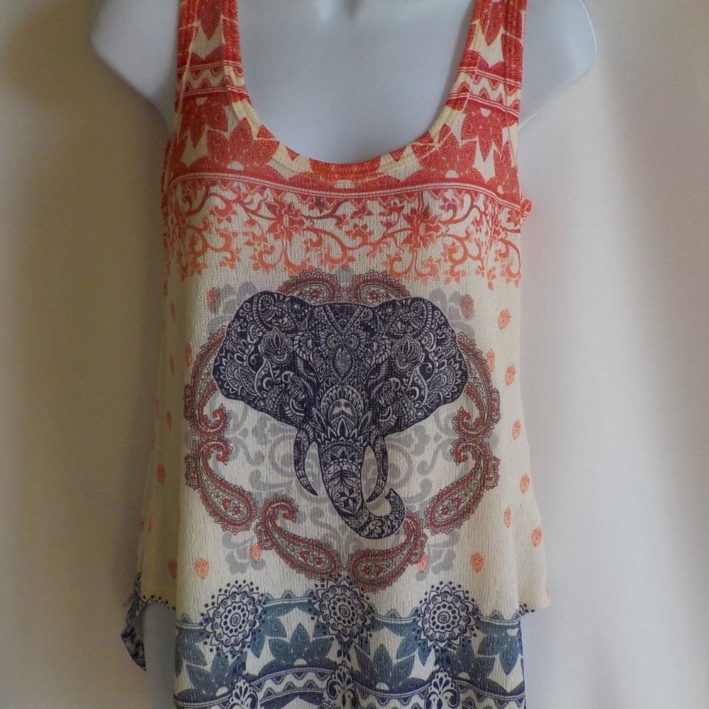 Gorgeous Printed Knit Tank Top